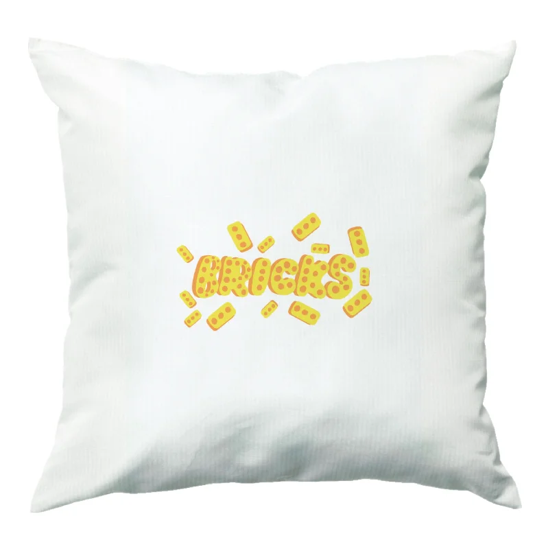 Bricks Text Cushion