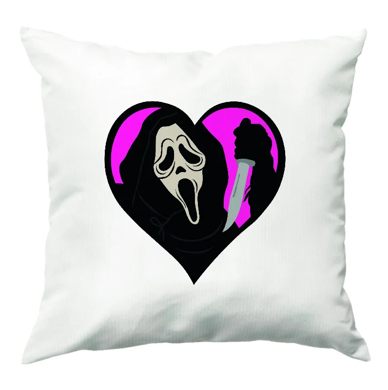 Heart face - Halloween Cushion