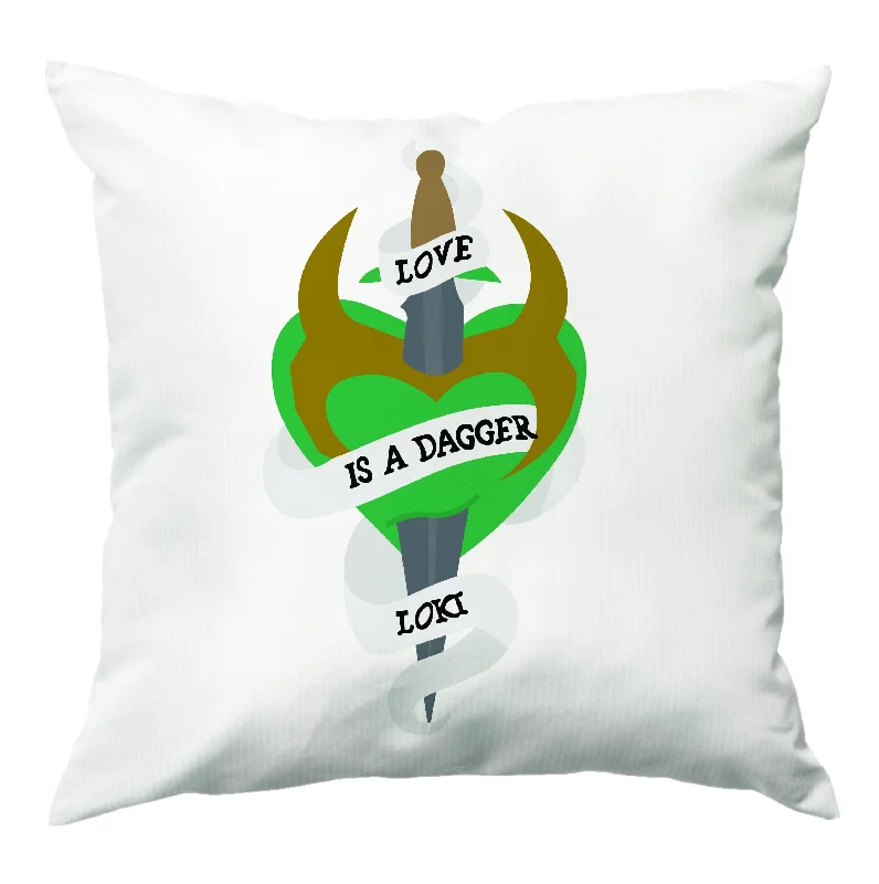 Love Is A Dagger Cushion