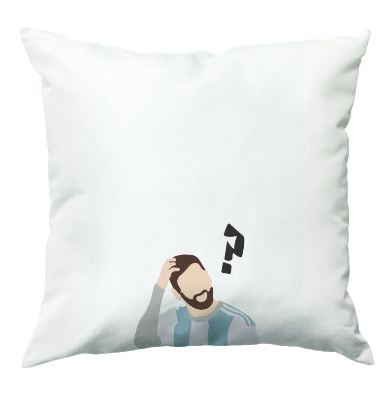 Question Mark - Messi Cushion