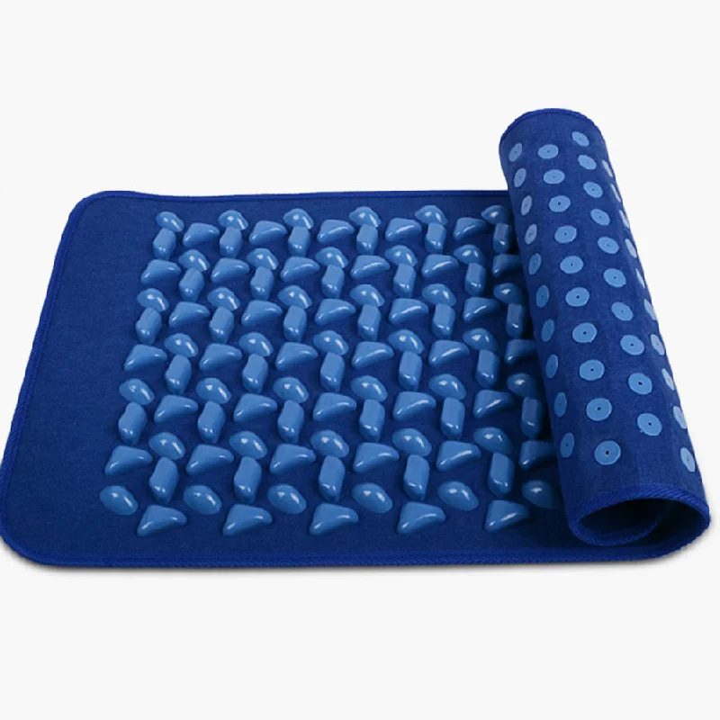 Yoga Acupuncture Mat Imitation Cobblestone Reflexology Walk Stone Foot Massager Cushion Foot Leg Pain Relieve Walk Massage Mat