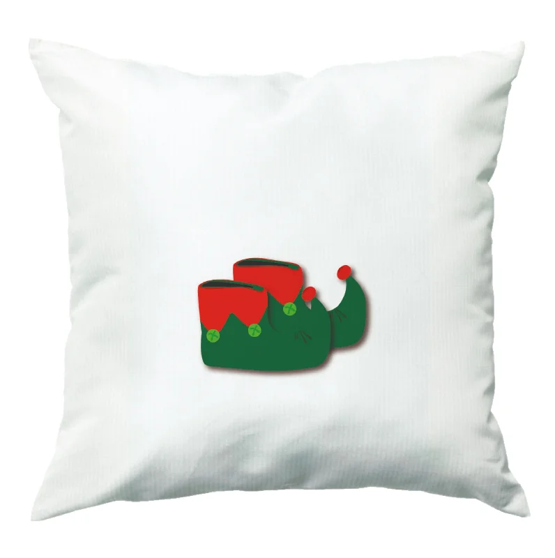 Elf Shoes - Christmas Cushion