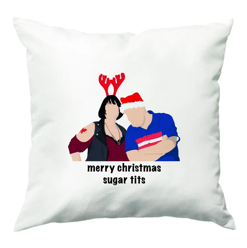 Merry Christmas Sugar Tits Cushion