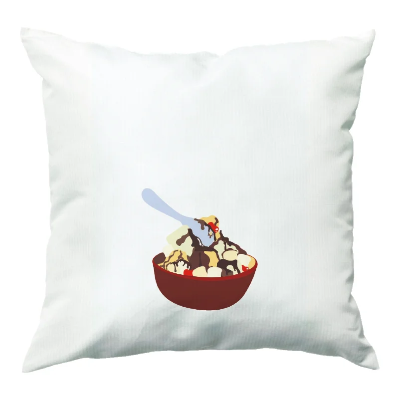 Bowl Of Ice Cream Cushion