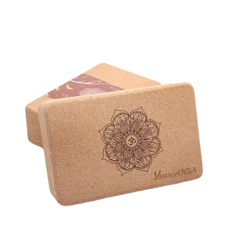 Yoga cork brick