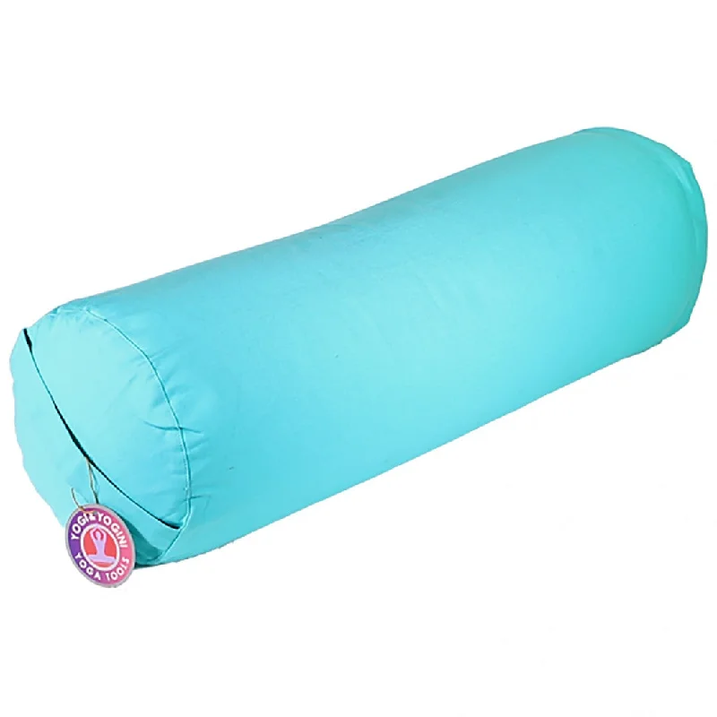 Organic Yoga bolster blue