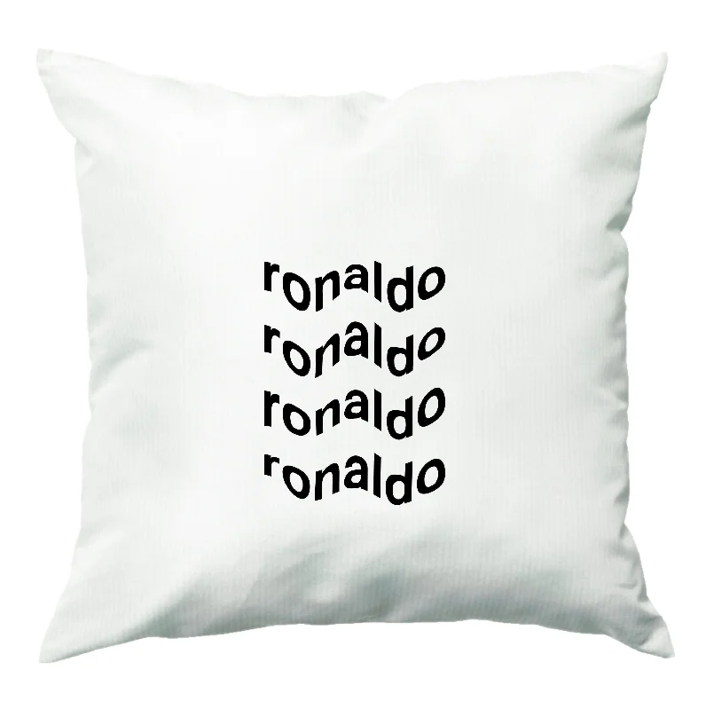 Wavy Text - Ronaldo Cushion