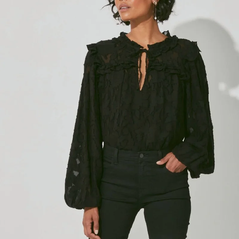 Amara Blouse In Black