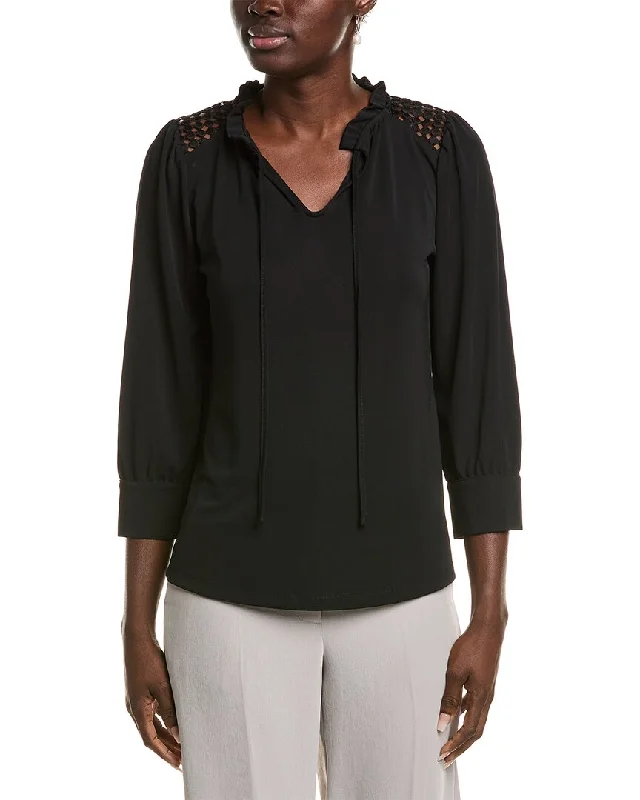 Anne Klein Blouson Sleeve Top