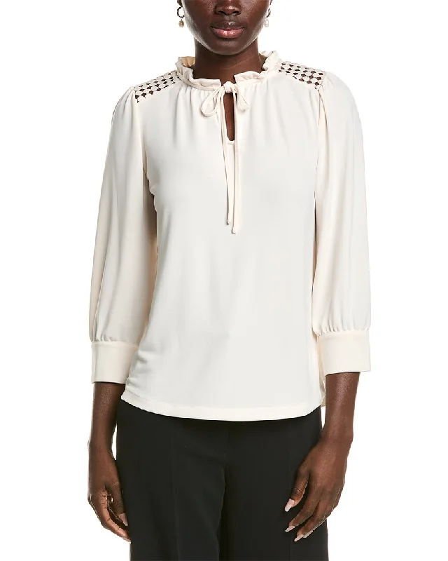 Anne Klein Blouson Top