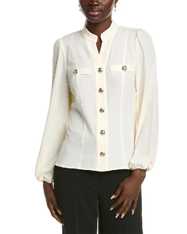 Anne Klein High Neck Blouse