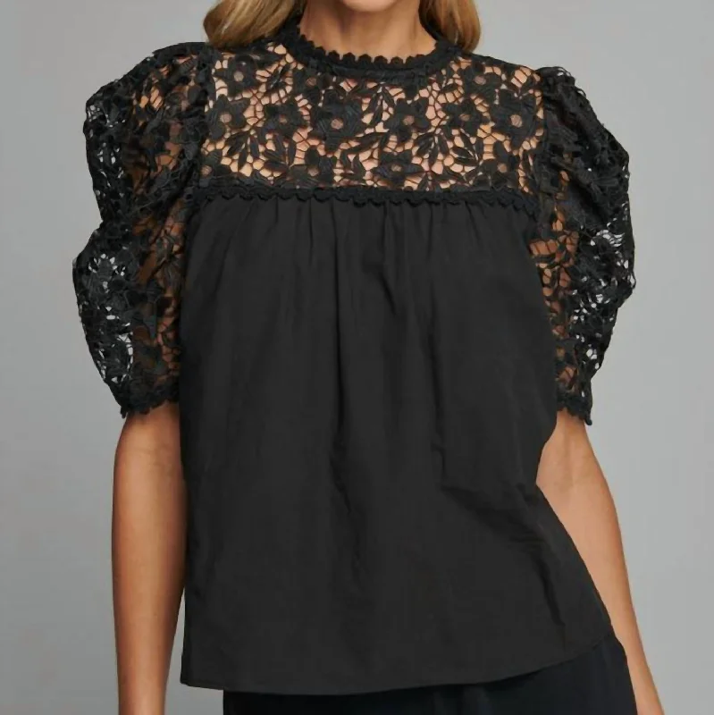 April Blouse In Black