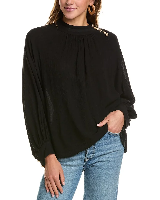 ba&sh Balloon Sleeve Blouse