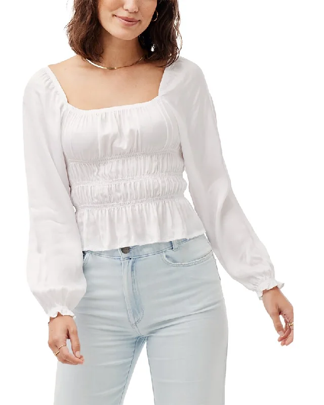 Bella Dahl Smocked Bodice Top