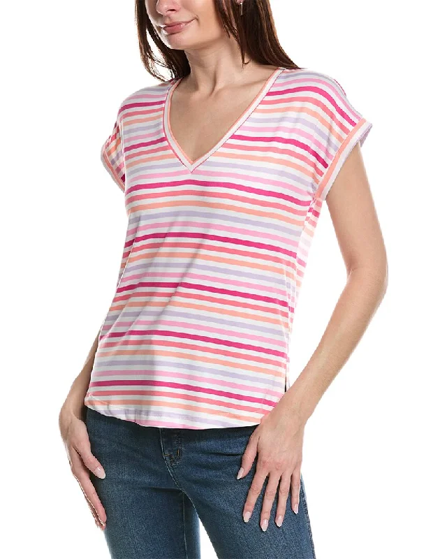 Bobeau Butter V-Neck T-Shirt