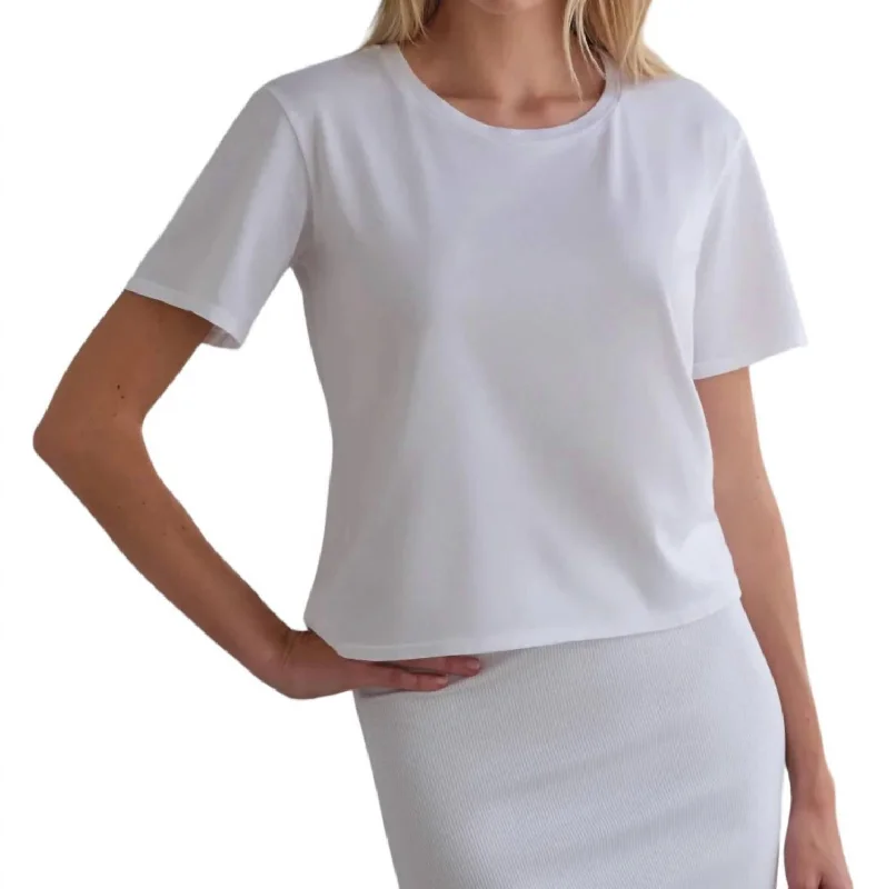 Boxy Shirt In White