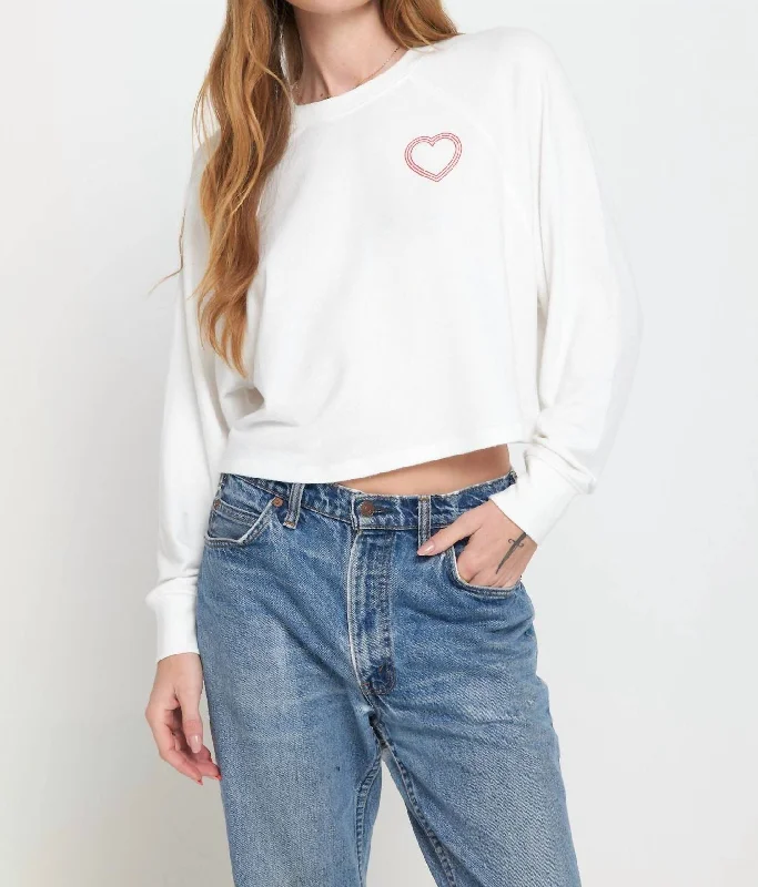 Care Isabel Long Sleeve Top In White