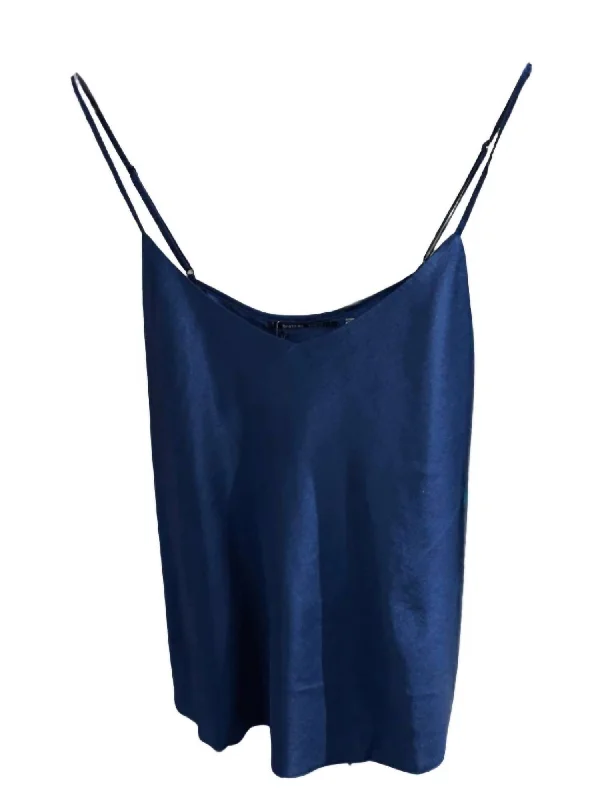 Classic Cami Top In Blue