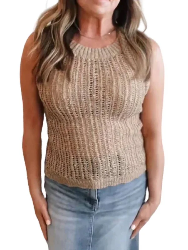 Crochet Knit Tank Top