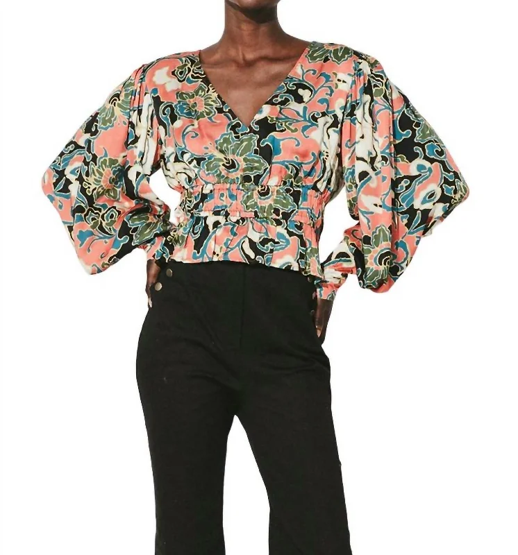 Dahlia Blouse In Gypsy Bloom