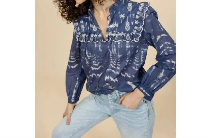 Daisy Blouse In Blue