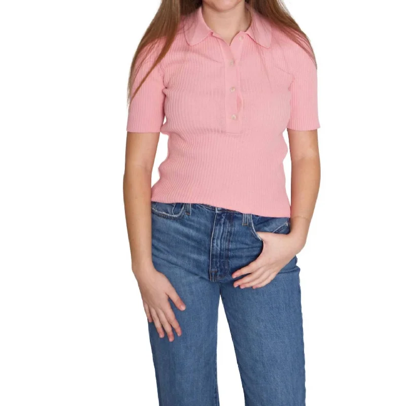 Danae Polo Shirt In Pink