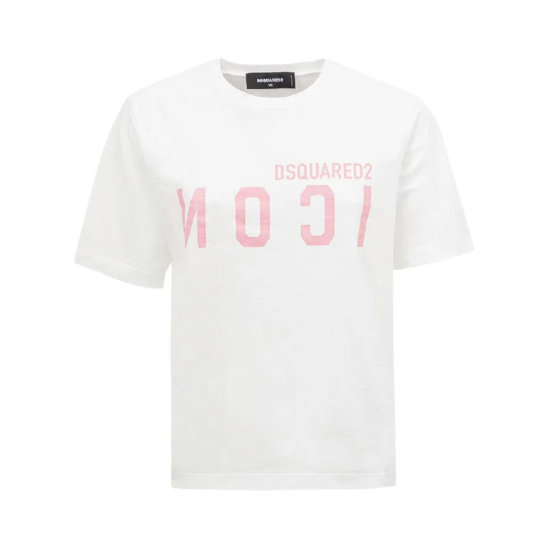 Dsqua² Elegant Cotton  Tee for Stylish Women's Women