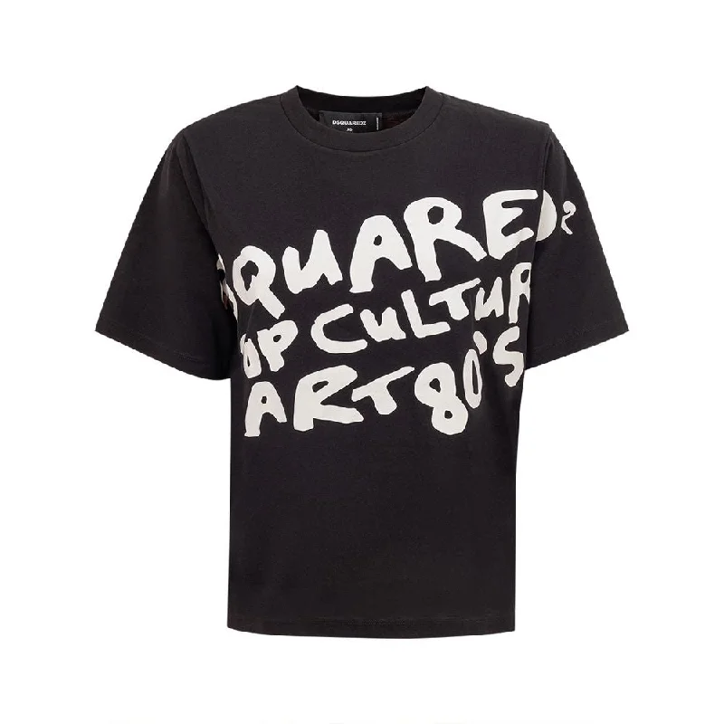 Dsqua² Sleek Cotton Signature Tee in Women's