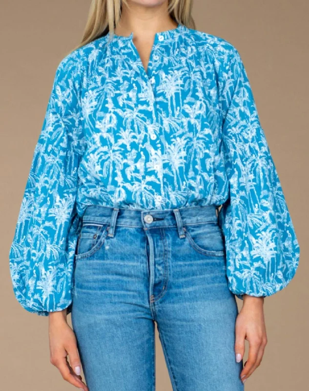 Emory Blouse In Jungle Toile