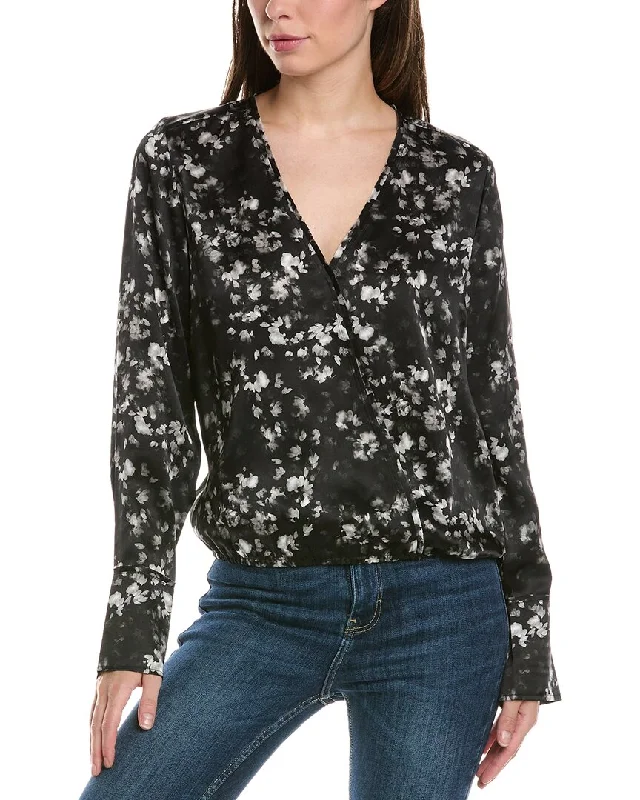 Go> by GoSilk Take The Wrap Silk Blouse