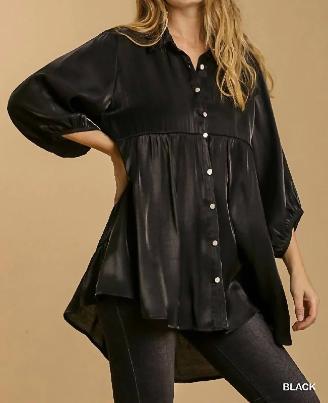 Help Yourself Tunic In Black