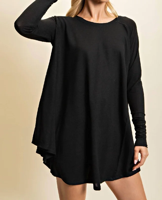 I Know It Can Be Done Tunic In Black