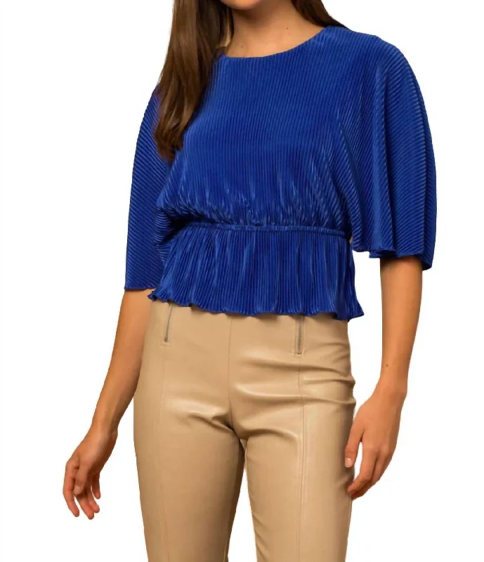 Jaime Top In Cobalt