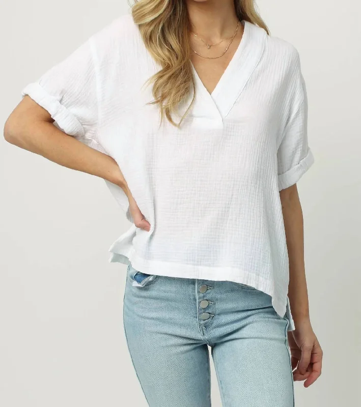 Jaliee Top In White