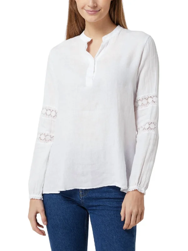 Janice Eve Blouse In White