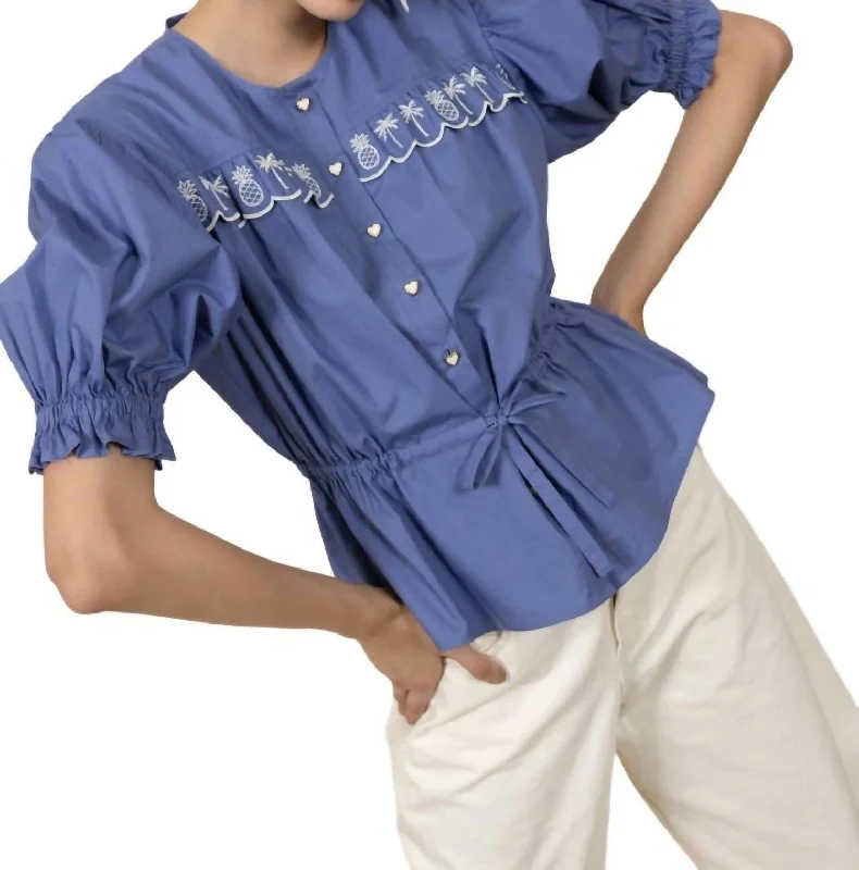 Jill Blouse In Blue