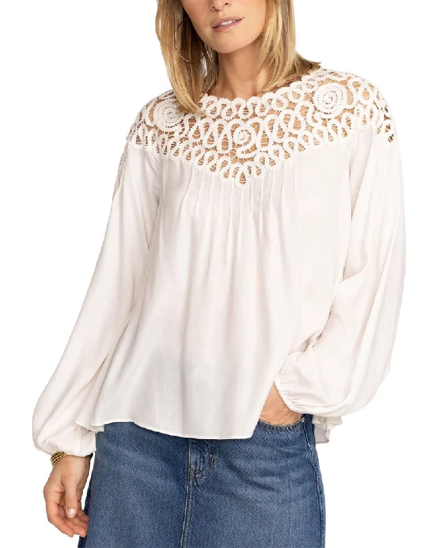 Johnny Was Cielito Wool-Blend Blouse