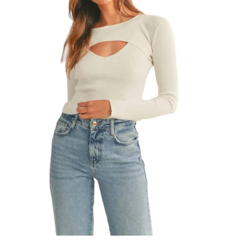 Jora Cut Out Top In White