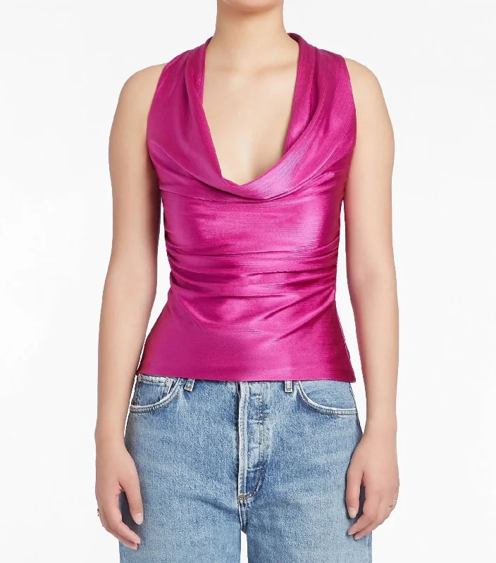 Kahlo Top In Fuschia