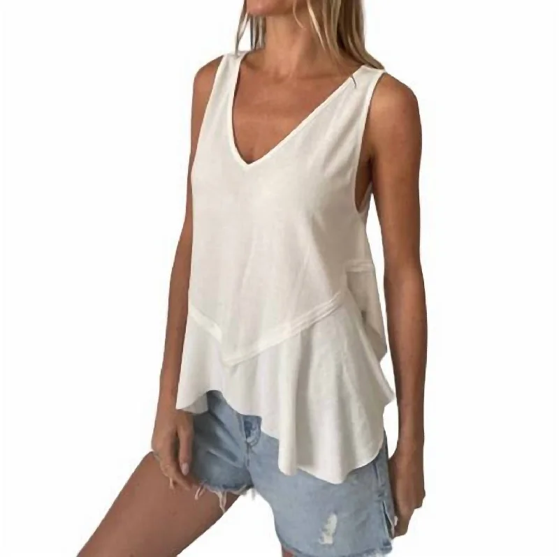 Lauren Tank Top In Ivory