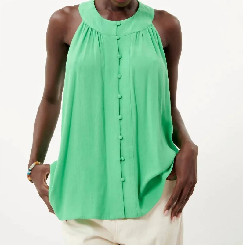 Liese Top In Emerald Green