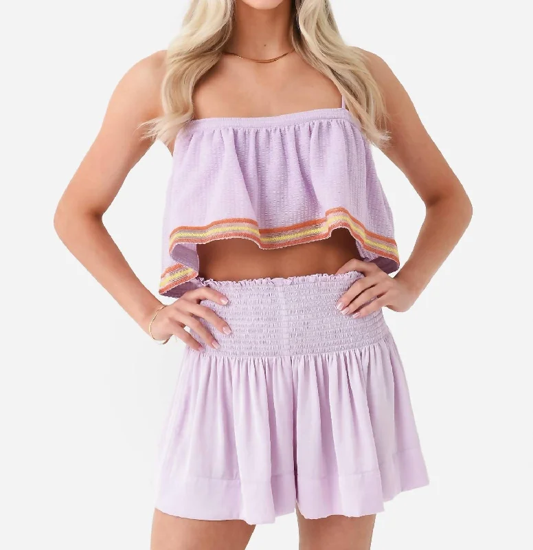 Lola Top In Purple Royale