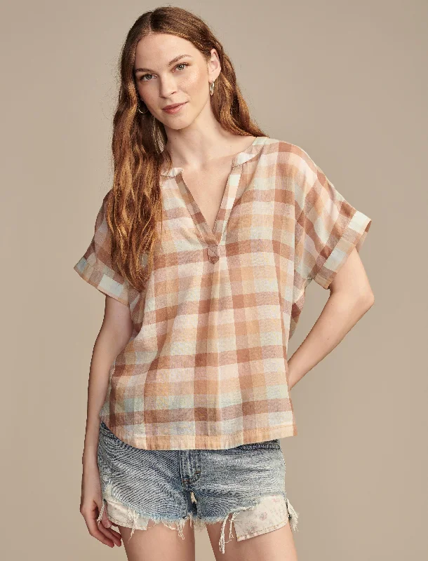 Lucky Brand Women's Camp Shirt Popover