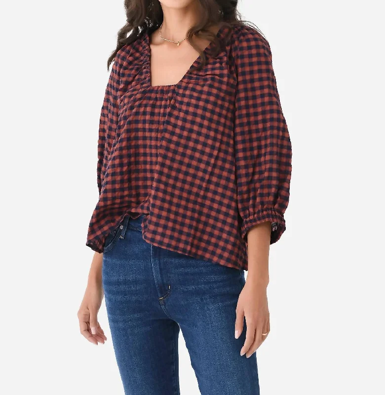 Marakesh Top In Rust Check