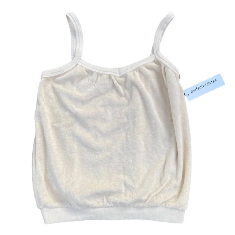 Marley French Terry Tank Top In Sugar