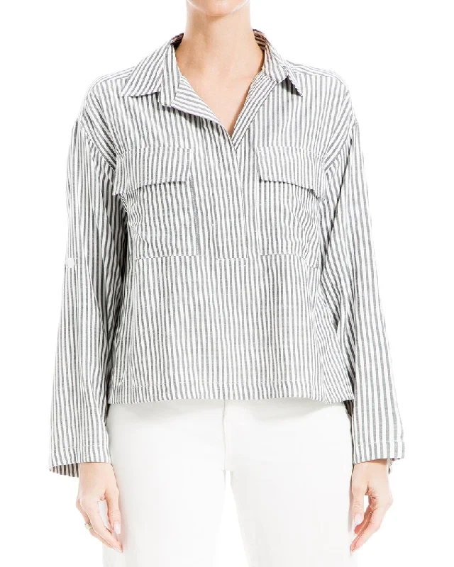 Max Studio Collared Blouse