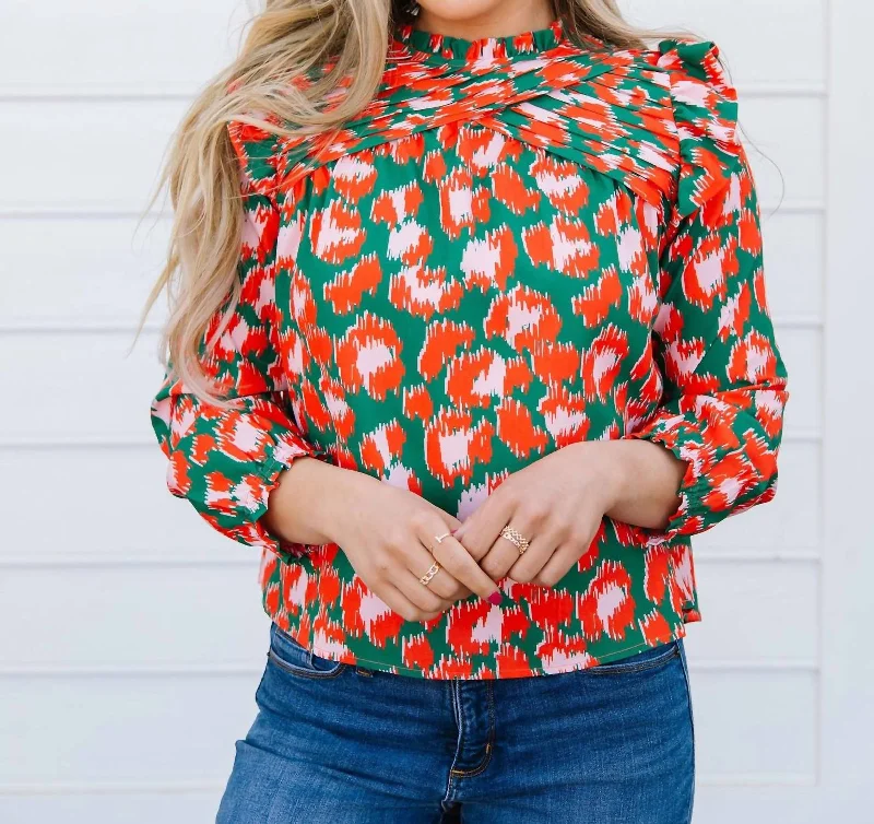 Mckenna Top In Fancy Like Pine