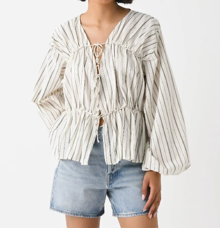 Mondello Top In Trieste Stripe