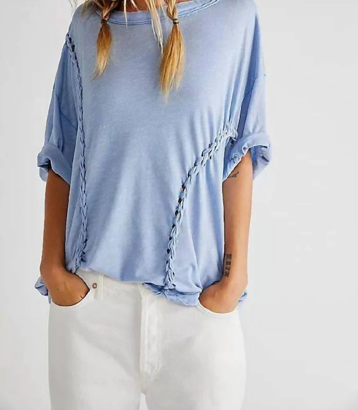 Moonlit Midi Tee In Blue