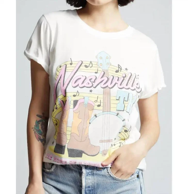 Nashville Tee In White